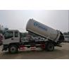 Buy cheap Sanitation Sewage Cleaning Truck , Vacuum Sewage Suction Truck Easy Operation from wholesalers