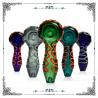 Buy cheap Hand Smoking Pipes Night Luminous Wires Spoon Glass Pocket Pipe from wholesalers