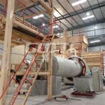 98% Capacity Quartz Sand Powder Machine Ball Grinding Mill 5-12m Length for