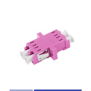 Buy cheap OM4 LC UPC Duplex Connector High Efficiency Versatile With Flange Magenta from wholesalers