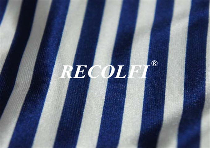 Navy Style Printing Fabric Anti Static Spandex Workout Leggings High Stretch Skinny