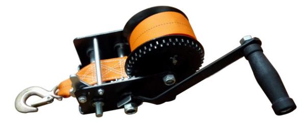 Buy cheap Boat 1800 Lb Industrial Hand Winch Black Electrophoresis With Automatic Brake from wholesalers