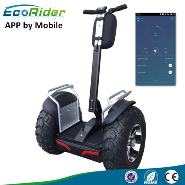 Buy cheap Double Battery 72v , 1266wh Two Wheel Self Balance Electric Motorcycle with Turning Lights from wholesalers