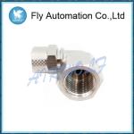1493 Series G1/4" internal thread Body and Nut Nickel-plated brass