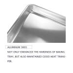40x60cm Baking Tray Metal Baking Sheet Wire-In-The-Rim Sheet Pan Aluminum Trays