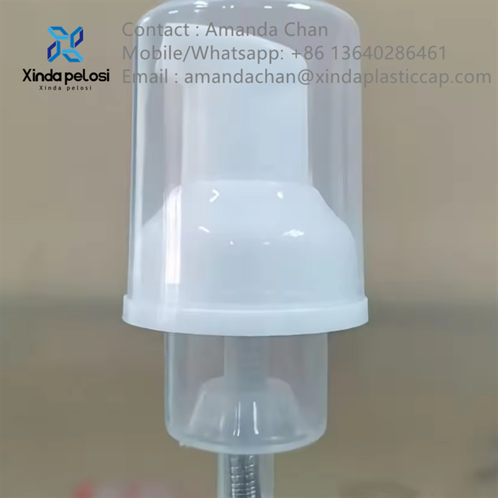 Plastic Inside Spring Foam Pump Cosmetic Hand Wash Soap Foam Pump For Bottle