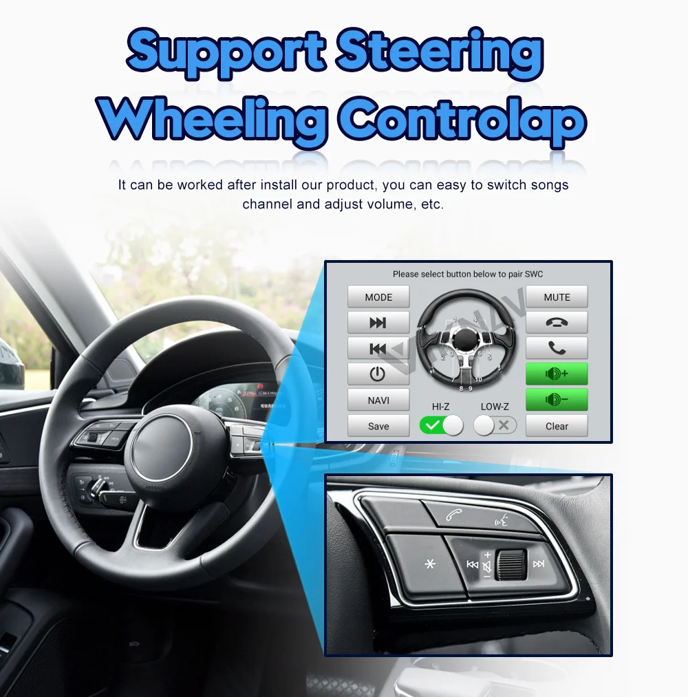 Multimedia Android Audi Q7 Aftermarket Radio 2006-2015 Auto Audio Stereo Receiver 2din