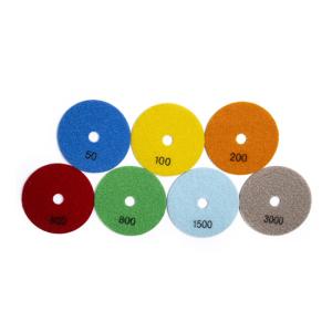 Buy cheap 4 Inch Resin Binder Granite Polishing Blade Dry Polishing Pad from wholesalers