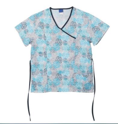Buy cheap 155 GSM Women Polyester Cotton Nurse Print Medical Uniform from wholesalers