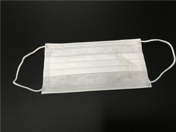 Buy cheap Medical Cleanroom Consumables Disposable Non Woven Face Mask Earloop 17.5x9.5 cm from wholesalers
