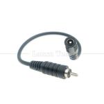 RCA Male to DC 5.5x2.5mm 5.5x2.1mm Female Plug Barrel Jack 12V DC Pedal Power