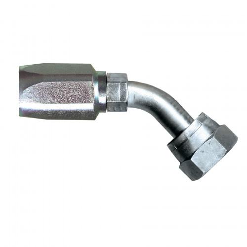 Buy cheap SAE J514 R2 Reusable Hose Fittings Female 45 Degree Hose Connector from wholesalers