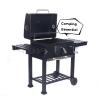Buy cheap Industrial Metal Charcoal Barbeque Trolley Grill with Tabletop in Chrome Plated Finish from wholesalers