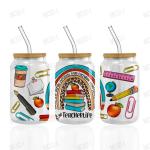 UV DTF Cup Wrap Transfer Stickers For Cartoon Wipe Off Stickers Waterproof