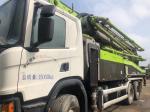 52 Meters Used Concrete Pump Truck Zoomlion Semi-Dry Shotcrete 35000kgs Total