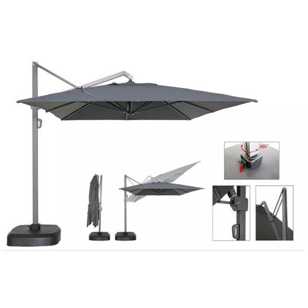 Buy cheap 360 Degree Revolving Pub Parasol Umbrella 2.7M Side Pole Parasol Hotel Cafe from wholesalers