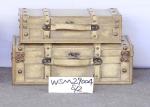 Buy cheap L40x27x14.5 Plywood Ivory Treasure Chest Storage Trunk from wholesalers