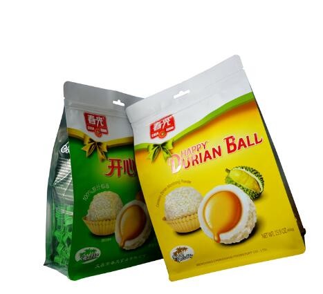 Laminated Resealable k Stand Up Customized Logo Design Printed Plastic Bags 1Kg 750G 500G For Food Packaging