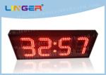 Buy cheap 12 / 24 Hours Mode Red Led Digital Clock Small For Office 370*1010*100mm from wholesalers