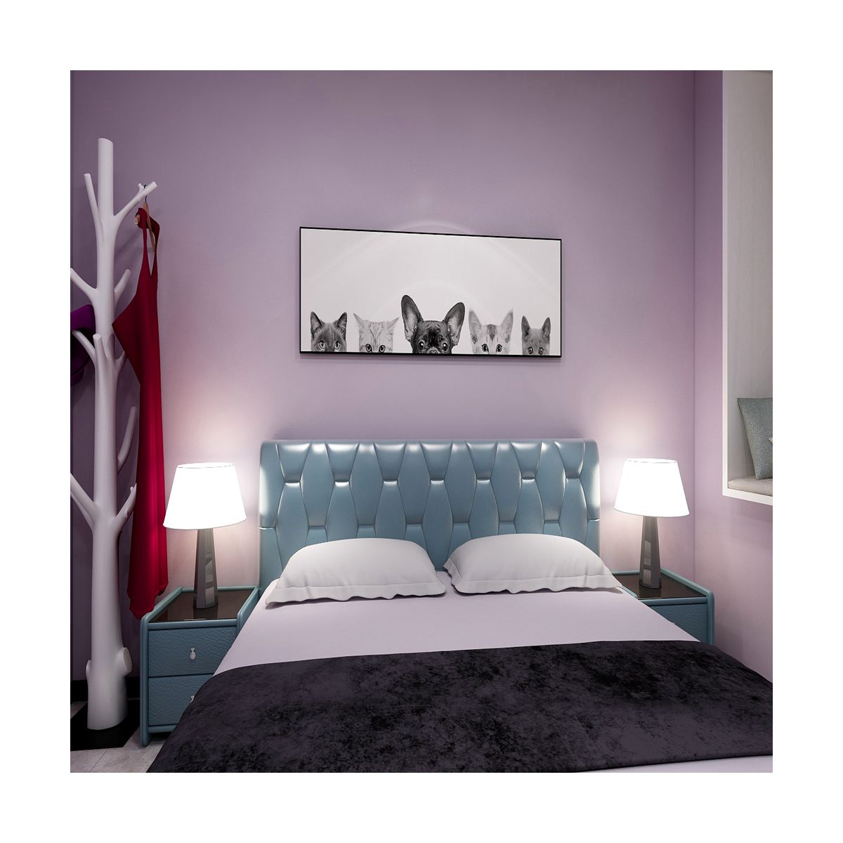 Self-adhesive Waterproof Solid Color Refurbished Stickers Decoration Wall Sticker in Orange Color Affordable and Durable