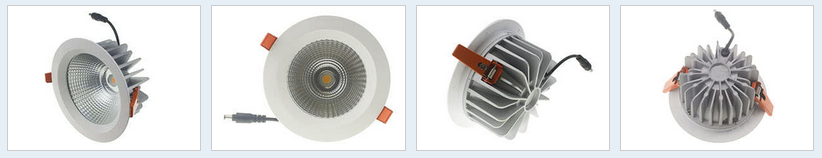10W Waterproof Indoor Led Downlights , 120lm / W Dimmable Downlights COB CREE LEDS