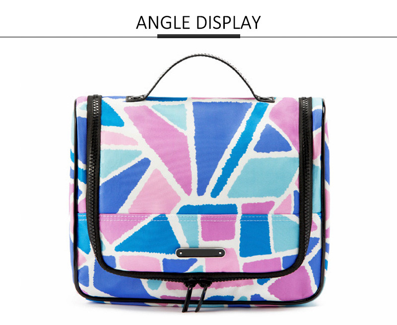 Wholesale Custom Travel Polyester Waterproof Wash Hanging Makeup Bag