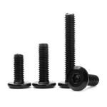Hex Socket Pan Head Screw Zinc Pan Head Black Screws M8 For Furniture