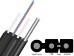 Multicore Outdoor Fiber Optic Cable FTTH Fiber Optic Drop Cable