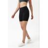Buy cheap Solid Color 80%Nylon Active Yoga Shorts Women'S Active Shorts With Waist Pocket from wholesalers
