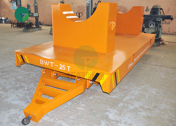 Material Handling Platform Motorless Towed Transfer Carts With Draw Bar