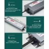 Buy cheap 12V / 24V LED Driver 230x70x45mm Lighting Power Supply Waterproof IP67 Rated from wholesalers