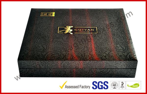 Buy cheap Sliver Foil Paper Handmade Luxury Gift Boxes With Custom Made Foil Logo from wholesalers