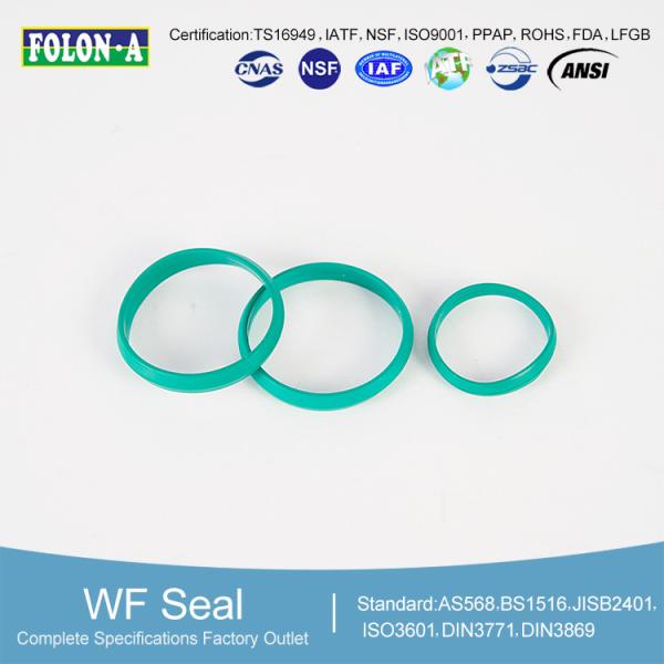 Wear / Corrosion Resistant Profile Rings Easy Installation Up To 400 Bar DIN