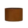 Buy cheap Corten Steel Flower Pot Large Vertical Corten Steel round planter from wholesalers