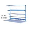 Buy cheap Blue Industrial Work Benches Storage Bin Rails For Increasing Efficiency 48" from wholesalers