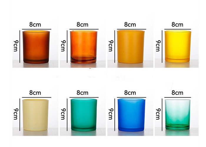 Custom Unique Modern Luxury Candle Jar With Lid Custom Empty Candle Container Glass Jars Luxury for Candle Making