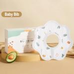Organic Cotton Baby Waterproof Feeding Bib in a Comprehensive Assortment of
