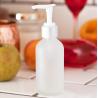 Buy cheap LinDeer White 100ml Frosted Glass Pump Lotion Bottle ODM from wholesalers