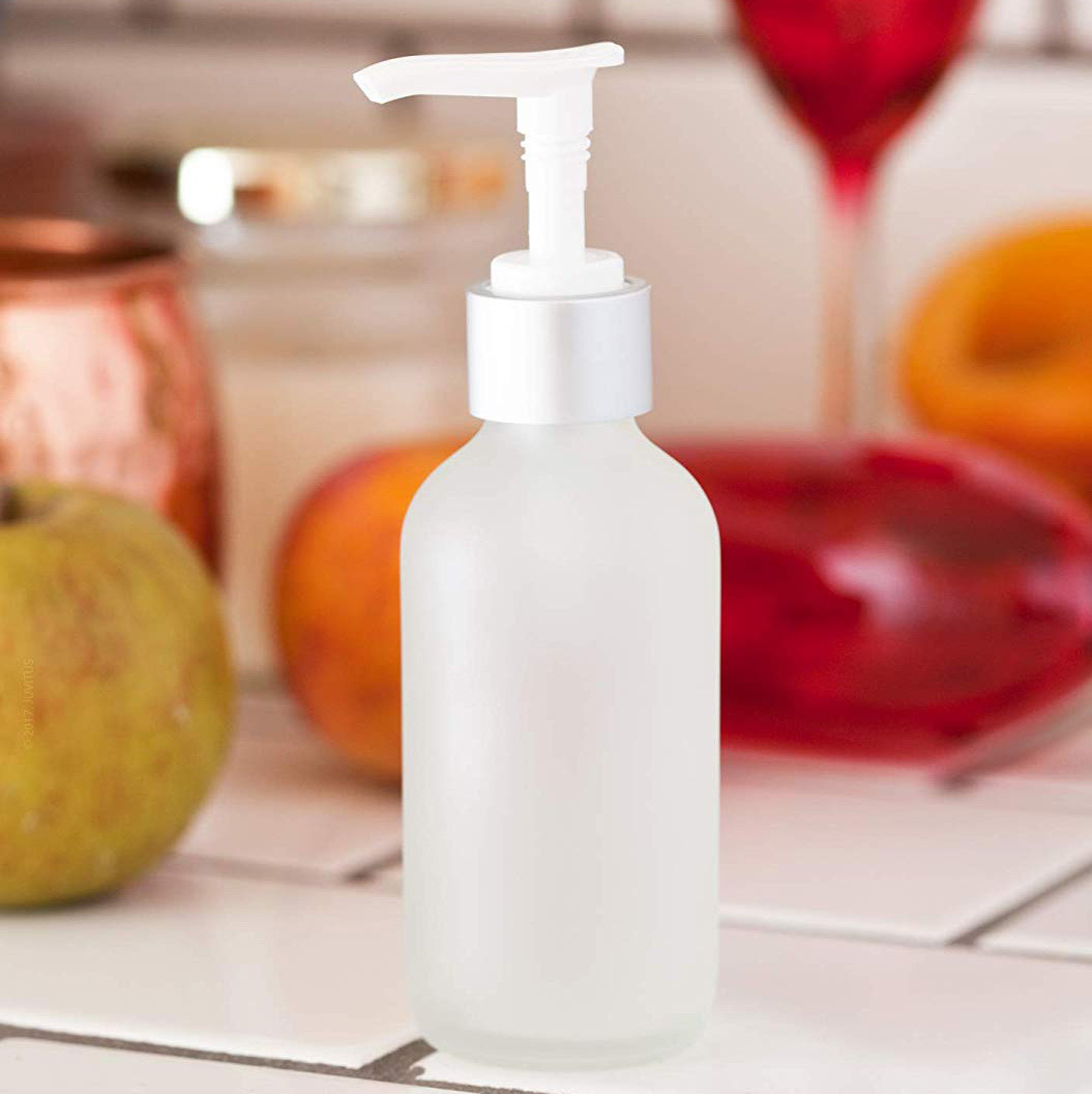 Aluminum Pumps Matt Foam Pump Dispenser Bottle Leakage Proof Non Spill