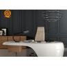 Buy cheap Antibacterial Solid Surface Office Furniture White Office Manager Table from wholesalers