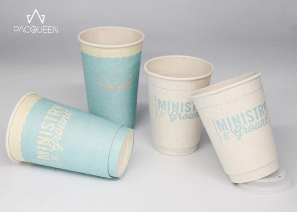 Buy cheap Compostable Coffee Cups , Paper Cups For Hot Drinks Extra Protection from wholesalers