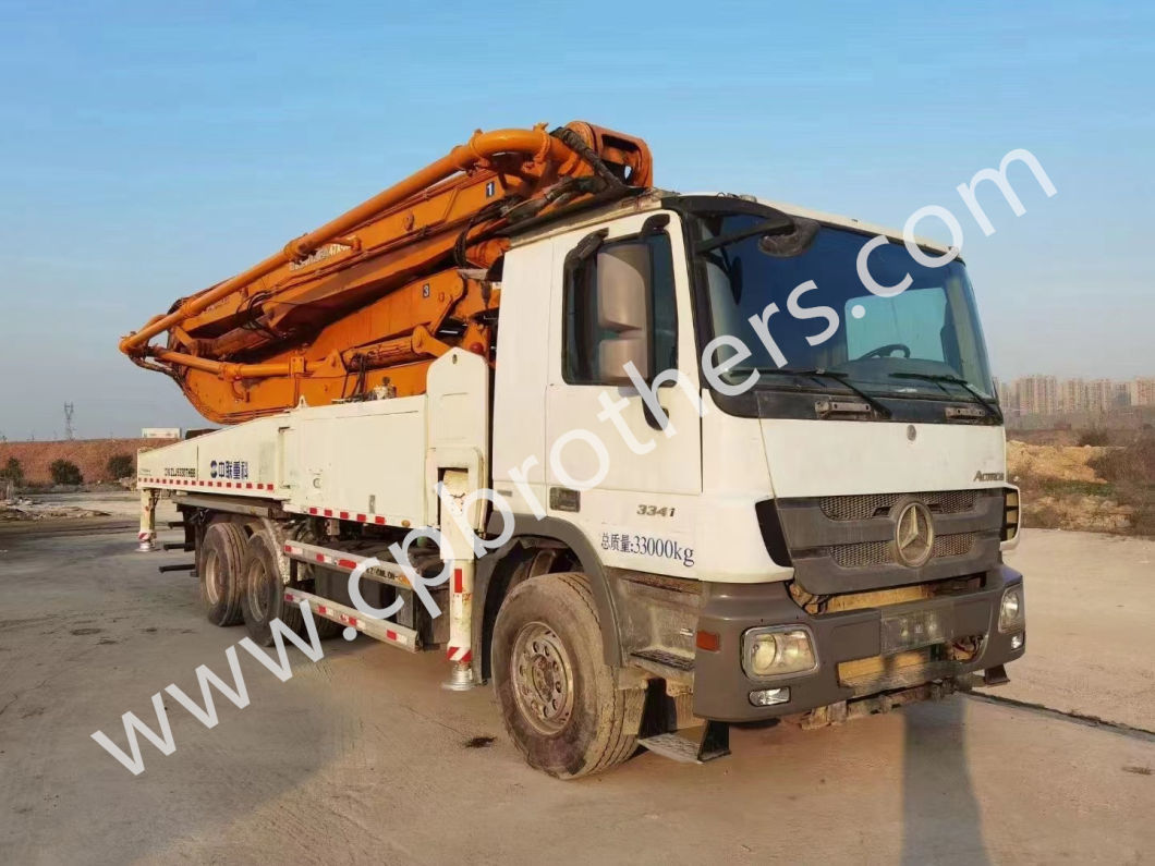 Used Concrete Boom Pump 47m with Mercedes Benz Zoomlion