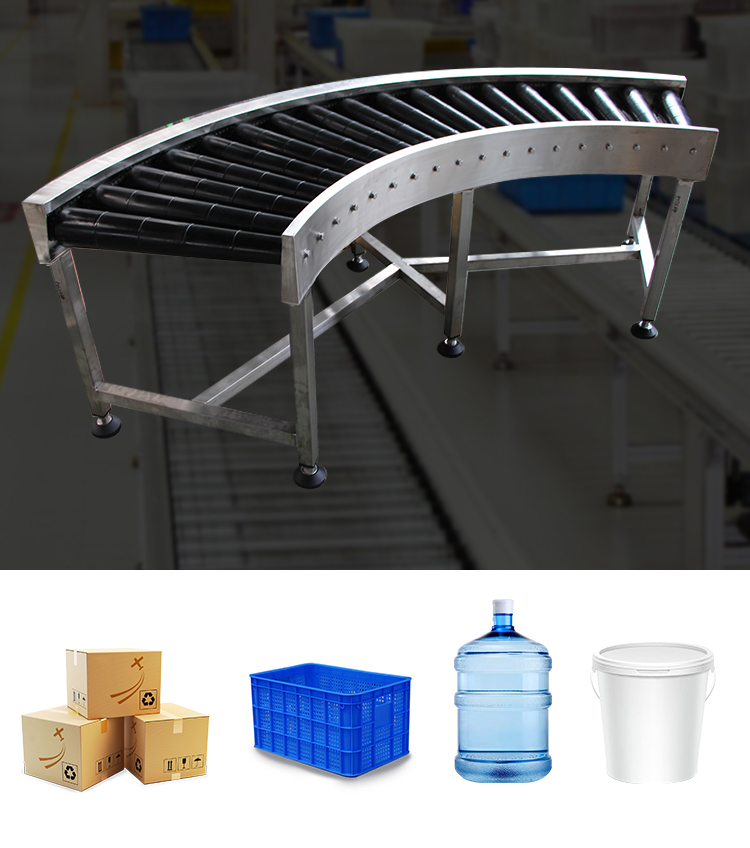 Electric Roller Conveyors System Custom Packaging Line Conveyor Belt Rollers