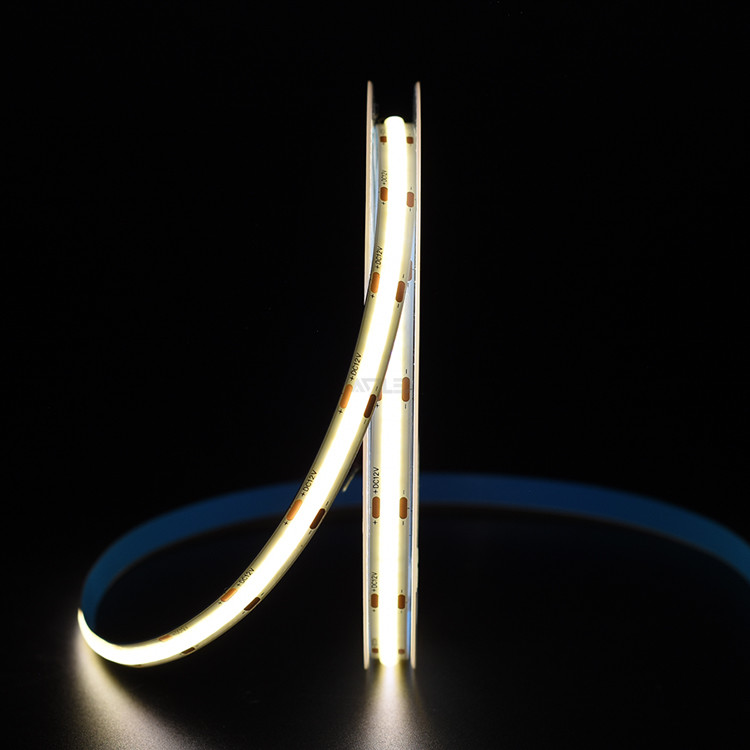 10W/M FCOB 8mm 480LEDs/M COB Reel To Reel LED Strip Light High Density FOB Linear Ribbon Lighting