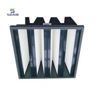 Buy cheap Customized Pleated Air Filters Low Pressure for Clean room product