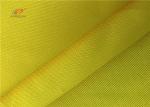 Yellow 120GSM Durable Reflective Fluorescent Material Fabric For Vest Safe