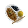 Buy cheap 10inch Dinner Round 3 Compartment Corn Starch Plates from wholesalers