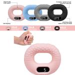 Home Fitness Workout Silicone Counting Strength Device Hand Grip Ring Strengthen