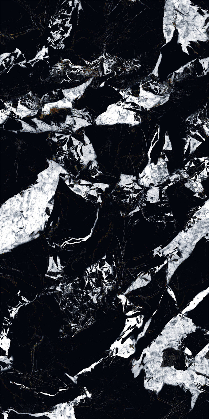 160x320cm Black Matt Glazed Porcelain Sintered Stone Slab And Indoor Wall Porcelain Rock Slabs For Office