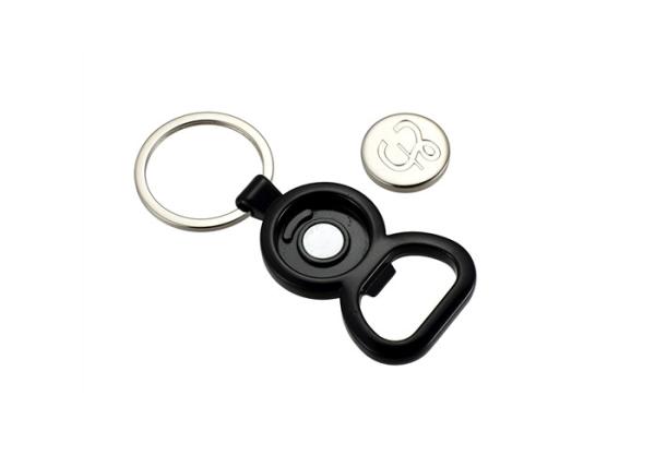 Buy cheap Trolley Coin Metal Bottle Opener Round Circular Keychain Souvenir from wholesalers